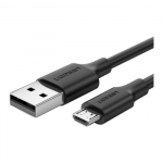Ugreen 60137 USB kabelis USB 2.0 1,5 m USB A Micro-USB A 0,48 Gbit/s Juoda