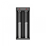 Įkroviklis Li-ion 18650 USB-C cilindrinėms baterijoms/elementams &ndash; 2 kanalai