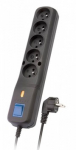 Surge Protector LF-530WA, 3L EMI/RFI, 5.0m, black