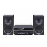 AKAI AM-301B Sistema 40 W (2&times;20 W) CD MP3 BT USB FM 40 i&scaron;ankstinių stočių AUX RCA, juodas