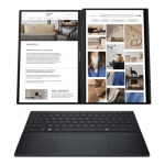 Asus | Zenbook Duo UX8406CA-QL287W | Inkwell Gray | 14 " | OLED | Touchscreen | FHD | 1920 x 1200 pixels | Intel Core Ultra 7 | 255H | 16 GB | LPDDR5X | Solid-state drive capacity 1000 GB | Intel Arc Graphics | Windows 11 Home | 802.11be | Bluetooth  ...