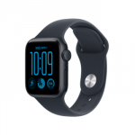 Apple Watch SE 3 GPS 40mm Midnight Aluminium Case with Navy Blue Sport Band - S/M