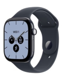 Apple Watch Series 12 GPS + Cellular 42mm Night Blue Ceramic Case with Navy Blue Sport Band - M/L