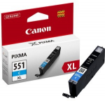 CANON 1LB CLI-551XLC ink cartridge cyan high capacity 700 pages 1-pack XL
