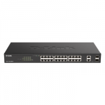 D-Link | DGS-1100 Series Gigabit Smart Managed Switches | DGS-1100-26MPV2 | Managed L2 | Desktop/Rackmountable | 10/100 Mbps (RJ-45) ports quantity | 1 Gbps (RJ-45) ports quantity | SFP ports quantity | PoE ports quantity | PoE+ ports quantity | Powe ...