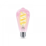 Philips Smart WiFi Filament Clear ST64 RGB | E27 | 6.3 W | Full colour