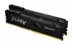 KINGSTON 32GB 3200MHz DDR4 CL16 DIMM Kit of 2 1Gx8 FURY Beast Black