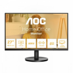 AOC U27B3A LED monitorius su IPS technologija | 27 colių | 4K UHD (3840x2160, 16:9, 163ppi) | Reakcijos laikas: 4ms (GtG) | 178&deg;/​178&deg; | Jungtys: DisplayPort, HDMI, 3.5mm | Tilt, VESA, Kensington Security
