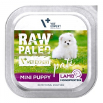 VETEXPERT Raw Paleo P&acirc;te Mini Puppy Lamb - drėgnas ėdalas &scaron;unims - 150g