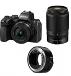 Nikon Z50 II (Z 50 II), (Z50II) + NIKKOR Z DX 16-50mm f/3.5-6.3 VR + NIKKOR Z DX 50-250mm f/4.5-6.3 VR + FTZ II Mount Adapter