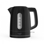 Adler Kettle | AD 1380b | Electric | 2200 W | 1 L | Polypropylene | 360&deg; rotational base | Black