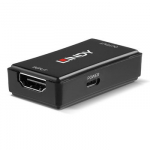 HDMI Repeater - LINDY HDMI 4K60 Repeater 20 m / Full HD 50 m, 18Gbps, Juodas