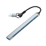 I/O HUB USB-A/USB-C 7PORT/UHB-ACM-U3P1U2P6-01 GEMBIRD