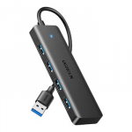 HUB 4IN1 USB-A -> USB-A X4 - BLACK