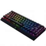 Razer BlackWidow V3 Mini HyperSpeed bevielė mechaninė žaidimų klaviatūra su nordic raidžių i&scaron;sidėstymu ir RGB LED ap&scaron;vietimu - Yellow Switch