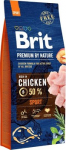 BRIT Premium by Nature Sport Chicken - sausas maistas &scaron;unims - 15 kg