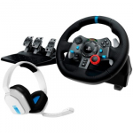 LOGITECH G29 Driving Force Racing Wheel for PlayStation5 and PlayStation4 - WHITE - EMEA-914