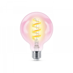 Philips Smart Philips Smart WiFi Filament Clear G95 RGB | E27 | 6.3 W | Full colour