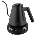 Adler Kettle | AD 1349 | Electric | 1100 W | 1 L | Stainless steel | 360&deg; rotational base | Black/Gold