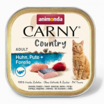 ANIMONDA Carny Country Chicken, Turkija + Trout - &scaron;lapias kačių maistas - 100 g