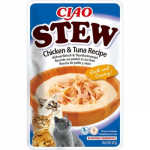 INABA Ciao Stew Chicken and Tuna - skanėstas katėms - 40g