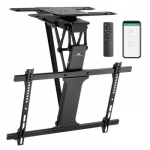 &bdquo;Maclean&bdquo; elektrinis lubinis laikiklis televizoriui, TUYA laikiklis, maksimalus VESA 600x400, pasukamas 90 laipsnių, 32&ldquo;-75&ldquo;, 35 kg, MC-490