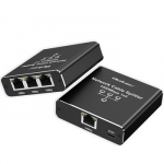 Splitter Ethernet mini SWITCH 1x3 RJ45 USB C