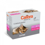 CALIBRA Cat Premium Kitten Pouches multipack - &scaron;lapias kačių maistas - 12x100g
