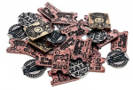 Metal coins - Railway units (set of 24 coins)