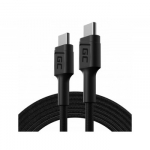 Green Cell KABGC29 USB kabelis USB 2.0 2 m USB C Juoda