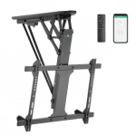 "Maclean" elektrinis lubinis laikiklis televizoriui, TUYA laikiklis, maks. VESA 600x400, skirtas nuožulnioms sienoms, nuotolinio valdymo pultas, 32"-70", 35 kg, MC-880