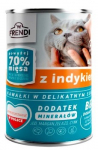 FRENDI with Turkey chunks in delicate sauce - &scaron;lapias kačių maistas - 400g