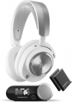 SteelSeries Arctis Nova Pro Wireless Bluetooth Over-Ear Gaming Headset with Noise canceling - White