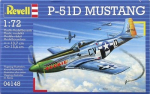 Plastic model P-51D Mustang