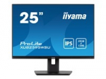 IIYAMA XUB2595WSU-B5 25inch ETE IPS-panel 1920x1200&nbsp;300cd/m2 4ms VGA HDMI DP USB HUB 2x2.0 Speakers 15cm Height Adj. Stand (P)