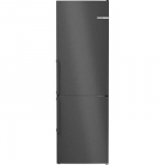 Bosch, NoFrost, 321 L, auk&scaron;tis 186 cm, juodo nerūdijančio plieno - &Scaron;aldytuvas