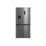 Midea Refrigerator | MDRM632FGD46W | Energy efficiency class D | Free standing | Height 177.5 cm | Side by Side | No Frost system | Fridge net capacity 301 L | Freezer net capacity 169 L | 37 dB | Stainless steel
