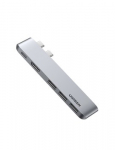 Ugreen 60559 knyginių kompiuterių dokas / jungčių replikatorius USB 3.2 Gen 1 (3.1 Gen 1) Type-C Sidabras