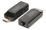 DIGITUS Mini HDMI Extender Set Full HD 50m Cat6/6A/7 powered via Micro USB cable black