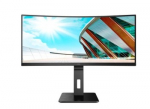 AOC | Curved Monitor | CU34P2A | 34 " | VA | 21:9 | 100 Hz | 1 ms | 3440 &times; 1440 | 300 cd/m&sup2; | Headphone out (3.5mm) | HDMI ports quantity HDMI x 2 | Black | Warranty 36 month(s)