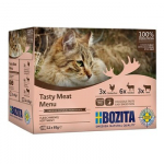 BOZITA Tasty meat menu Multibox Skonių mi&scaron;inys želėje - &Scaron;lapias kačių maistas - 12 x 85g