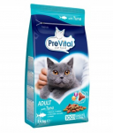 PREVITAL Adult Tuna - sausas kačių maistas - 1,4kg