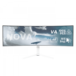 Arozzi | Nova | 49 " | VA | 32:9 | 165 Hz | 4 ms | 5120 x 1440 pixels | 350 cd/m&sup2; | HDMI ports quantity 2 | White