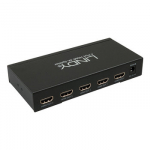 HDMI Skirstytuvas - LINDY 4 Prievadų HDMI 10.2G Skirstytuvas, Juodas