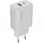 CANYON charger OnCharge 250 25W 1xPD 1xQC EU White