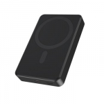 Gembird PB10-WPC15M-01 Magnetinė belaidė i&scaron;orinė baterija 15 W, 10000 mAh, juoda