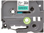 BROTHER P-Touch TZE-741 black on green 18mm
