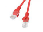 LANBERG PCU5-10CC-0025-R Patchcord RJ45 cat. 5e UTP 0.25m red