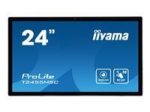 IIYAMA T2455MSC-B1 24inch IPS 1920x1080 Bonded PCAP 10P Touch Flat Bezel Free Glass Front 350cd/m2 HDMI Displayport USB 3.0-Hub