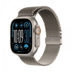 Apple Watch Ultra 2 GPS + Cellular 49mm Natural Titanium Case with Natural Titanium Milanese Loop - M